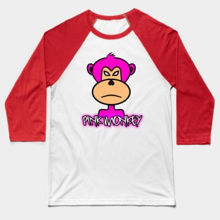 pink monkey Baseball T-Shirt